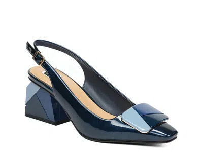 Ninety Union Sally Pump In Blue