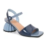 Ninety Union Seashell Heel Sandal In Blue