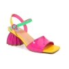 Ninety Union Seashell Heel Sandal In Pink