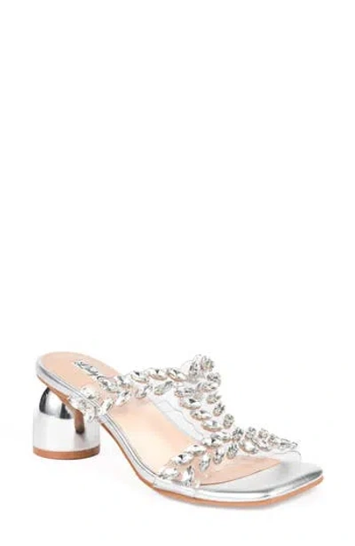 Ninety Union Seastar Slide Sandal In Silver