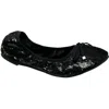 Ninety Union Sequin Ballerina Flat In Black