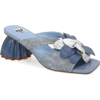 Ninety Union Sheela Slide Sandal In Blue