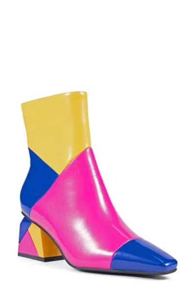 Ninety Union Sienna Colorblock Bootie In Multi