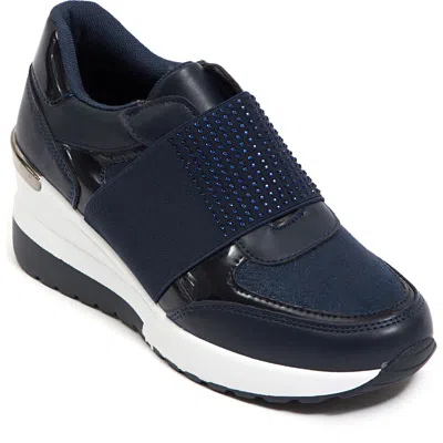 Ninety Union South Beach Wedge Sneaker In Blue