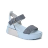 Ninety Union Sport Wedge Sandal In Blue