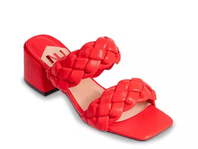 Ninety Union Twist Sandal In Red