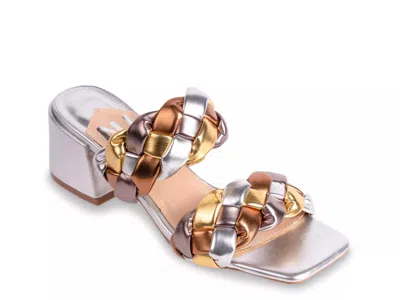 Ninety Union Twist Sandal In Silver