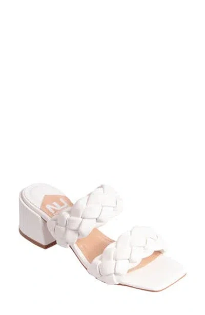 Ninety Union Twist Slide Sandal In White