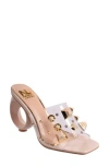 Ninety Union Vegas Sculptural Heel Sandals In Ivory