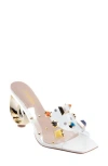 Ninety Union Vegas Studded Slide Sandal In White