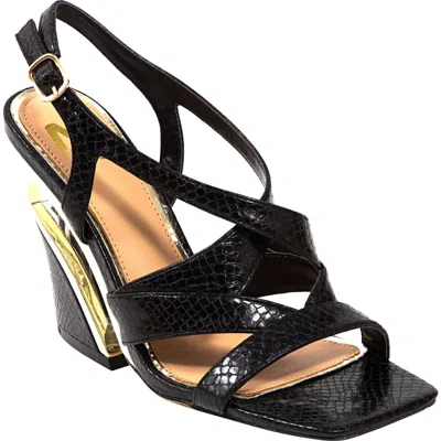 Ninety Union Vienna Slingback Sandal In Black