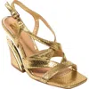 Ninety Union Vienna Slingback Sandal In Gold