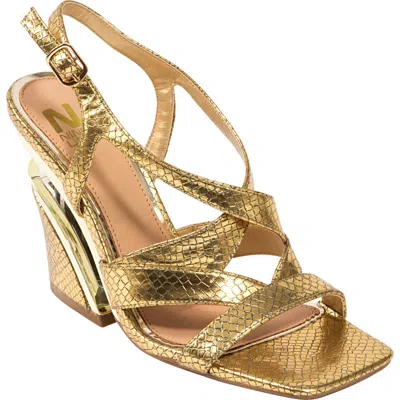 Ninety Union Vienna Slingback Sandal In Gold