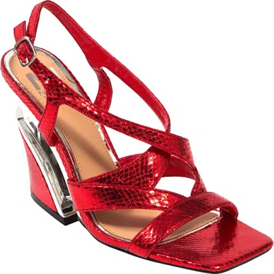 Ninety Union Vienna Slingback Sandal In Red