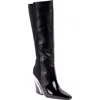 Ninety Union Villa Wedge Boot In Black