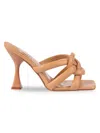 Ninety Union Women's Bailey Interlocked Strappy Sandals In Brown