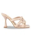 Ninety Union Women's Bailey Interlocked Strappy Sandals In Pink