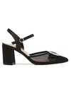 Ninety Union Women's Bianca 75mm Embellished Block-heel Sandals In Black