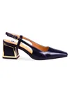 Ninety Union Women's Blake Block Heel Slingback Pumps In Navy