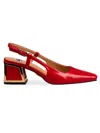 Ninety Union Women's Blake Block Heel Slingback Pumps In Red
