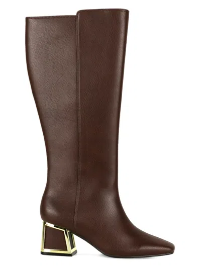 NINETY UNION WOMEN'S BRIDGE 51MM BLOCK HEEL KNEE HIGH BOOTS