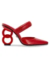 Ninety Union Women's Luna Sculptural Heel Pumps In Red