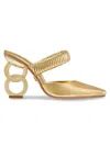 Ninety Union Women's Luna Sculptural Heel Pumps In Gold