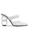 Ninety Union Women's Luna Sculptural Heel Pumps In White