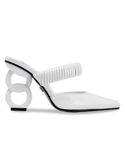 Ninety Union Women's Luna Sculptural Heel Pumps In White
