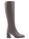 Ninety Union Verona Tall Block Heel Boot In Gray