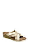 Ninety Union Zara Wedge Sandal In Gold