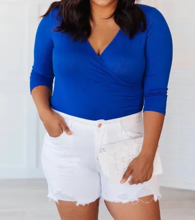 Ninexis Bodysuit In Royal Blue