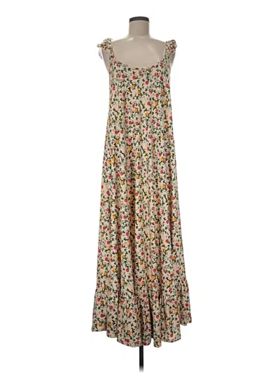 Pre-owned Ninexis Casual Dress In Brown