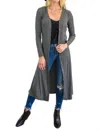 Ninexis Lucky Break Cardigan In Charcoal In Pink
