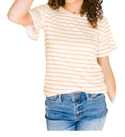 Ninexis Mellow Shirt In White In Beige