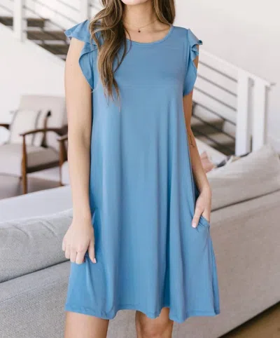 Ninexis No Worries Dress In Blue