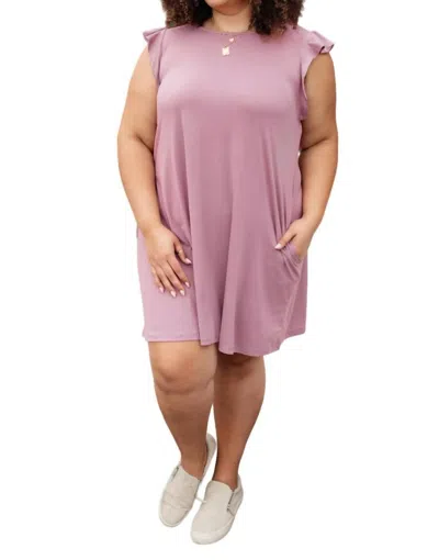Ninexis No Worries Dress In Lilac In Pink
