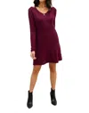 Ninexis Paloma Long Sleeve Dress In Red In Red