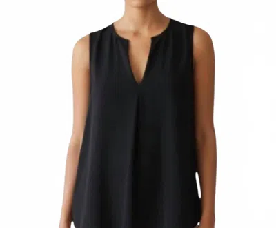 Ninexis Sleeveless V-neck Blouse In Black