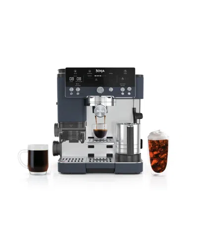 Ninja 13" Luxe Cafe Premier Series 3-in-1 Espresso, Coffee And Cold Brew Machine In Blue