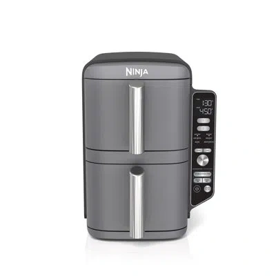 Ninja ® 6-in-1 Doublestack Xl 2-basket Air Fryer With 10-quart Capacity, Compact Design, Cook, Air Fry, Br In Gray