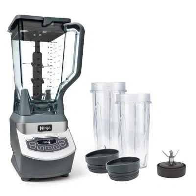 Ninja Bl660 Professional Blender With Single Serve Cups In Silver
