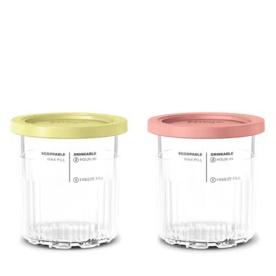 NINJA CREAMI DELUXE PINTS AND LIDS, SET OF 2