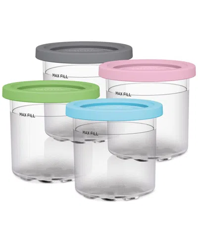 Ninja Creami Pint Containers With Lids, Set Of 4 In Assorted Colors