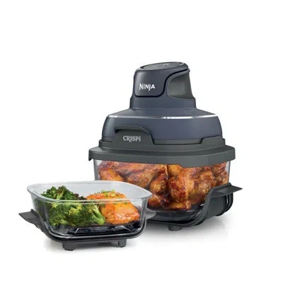 Ninja Crispi 4-in-1 Portable Glass Air Fryer Cooking System In Cyberspace