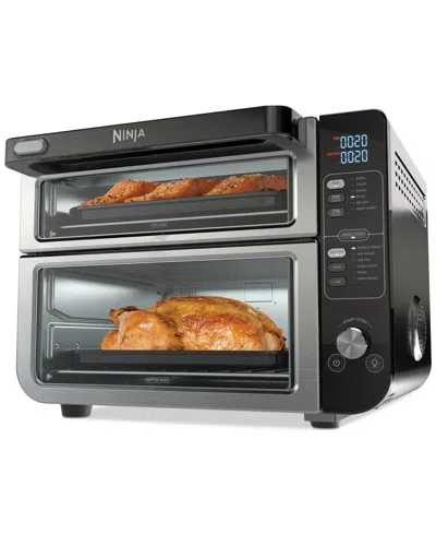 Ninja Dct401 12-in-1 Double Convection And Air Fryer Oven In Stainless Steel,black