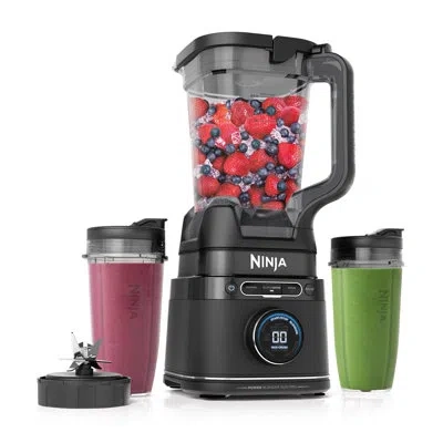 Ninja ® Detect Power Blender Pro & Personal Single-serve, Blendsense Technology, For-smoothies, Food And M In Black;clear