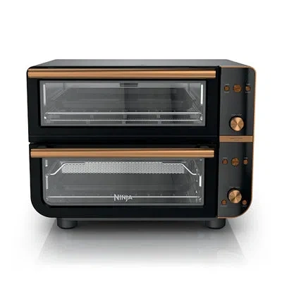 Ninja Double Oven Pro Smart Xl Countertop Oven & Air Fryer, Onyx In Black