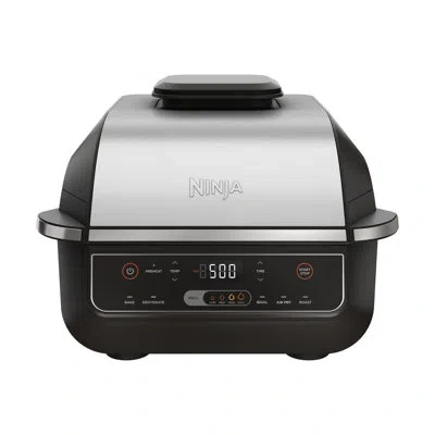 Ninja Foodi 6-in-1 Indoor Grill & 4-qt. Air Fryer With Roast, Bake, Broil, Dehydrate, 2nd Generation In Matte Black
