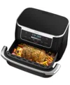 NINJA FOODI DUALZONE FLEXBASKET AIR FRYER WITH 7-QUART MEGAZONE